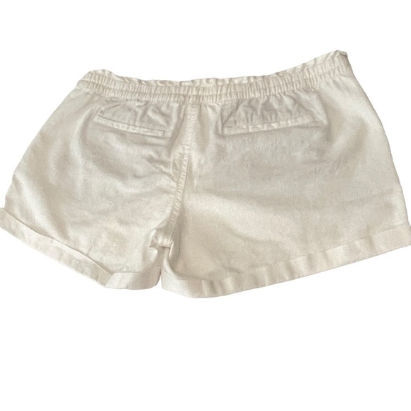 Old Navy Off-White Linen Blend Shorts Size Medium - Picture 5 of 7